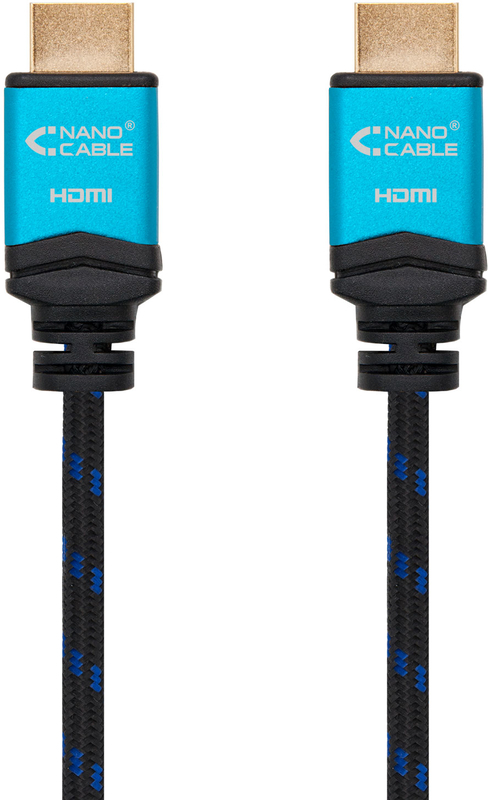 Nanocable - Cabo HDMI V2.0 4K@60Hz 18Gbps Nanocable A M/M 1 M Premium Preto