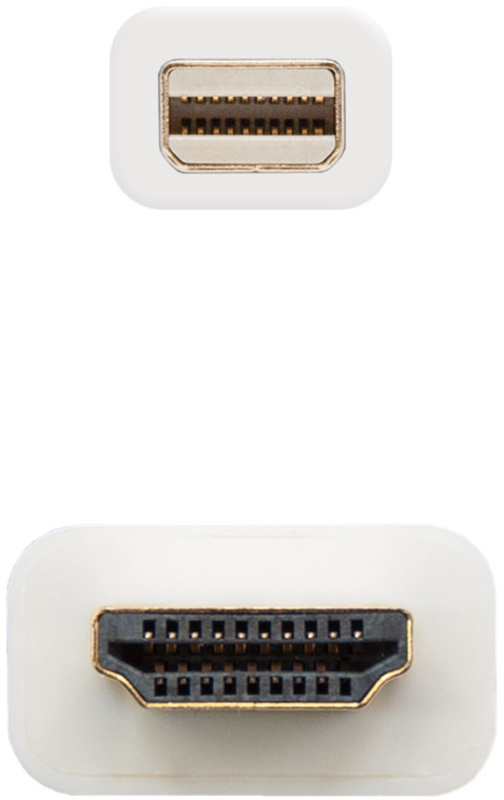 Nanocable - Cabo Conversor Nanocable Mini DisplayPort/M > HDMI/M 2 M Branco