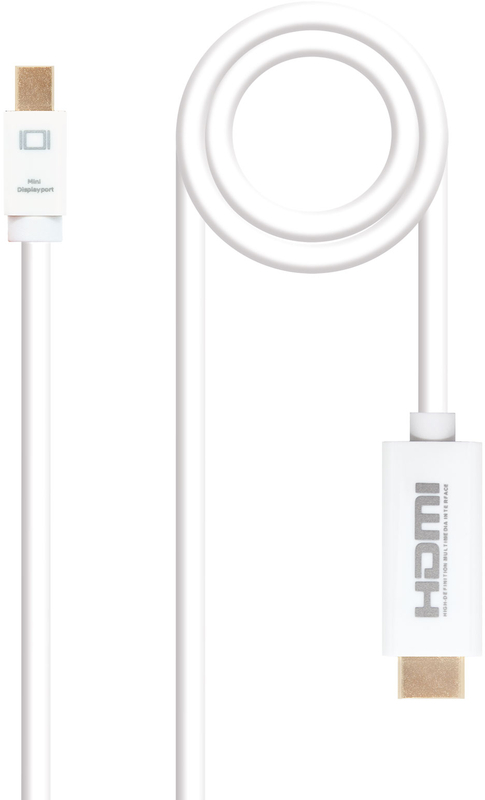 Cabo Conversor Nanocable Mini DisplayPort/M > HDMI/M 3 M Branco