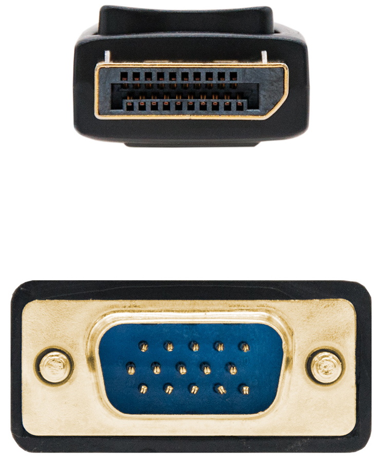 Nanocable - Cabo Conversor Nanocable DisplayPort/M > VGA/M 1 M Preto