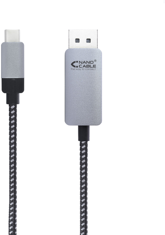 Nanocable - Cabo Conversor Nanocable USB-C/M > DisplayPort/M 1.8 M Preto