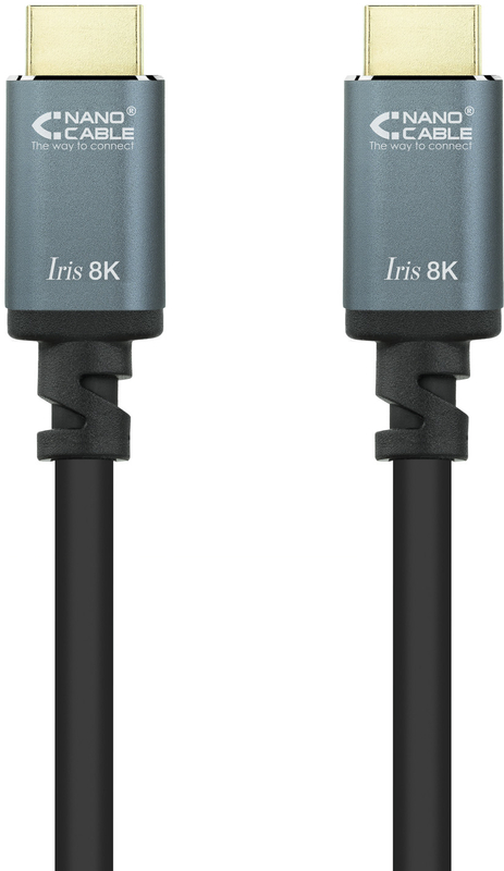 Nanocable - Cabo HDMI V2.1 8K Nanocable IRIS A M/M 1 M Preto