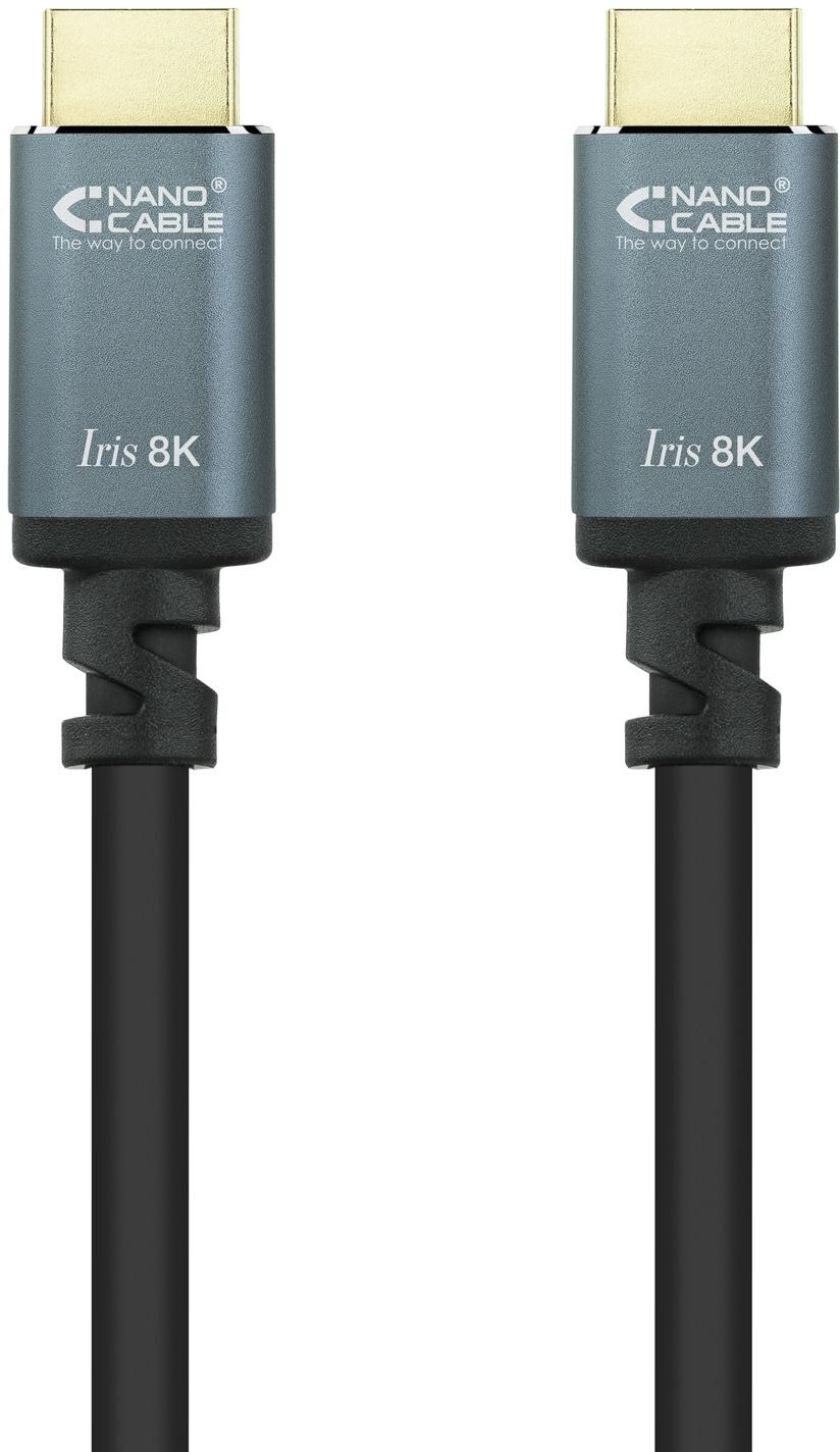 Nanocable - Cabo HDMI V2.1 8K Nanocable IRIS A M/M 5 M Preto