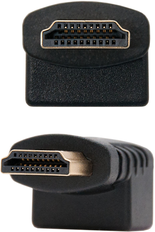 Nanocable - Adaptador Angular Nanocable HDMI M/F Preto