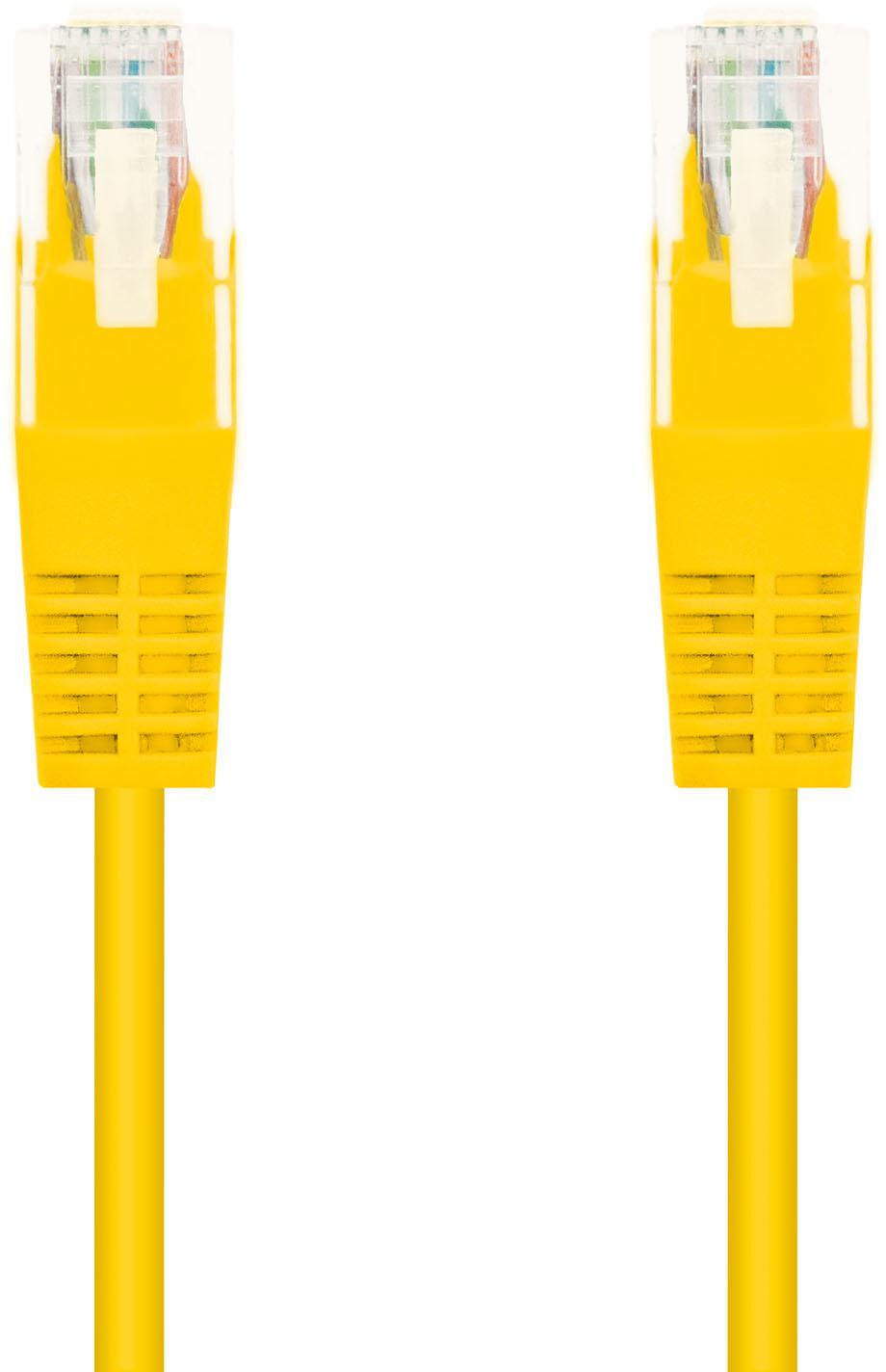  - Cabo de Rede Nanocable RJ45 CAT.6 UTP AWG24 3 M Amarelo