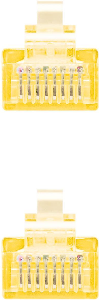  - Cabo de Rede Nanocable RJ45 CAT.6 UTP AWG24 3 M Amarelo