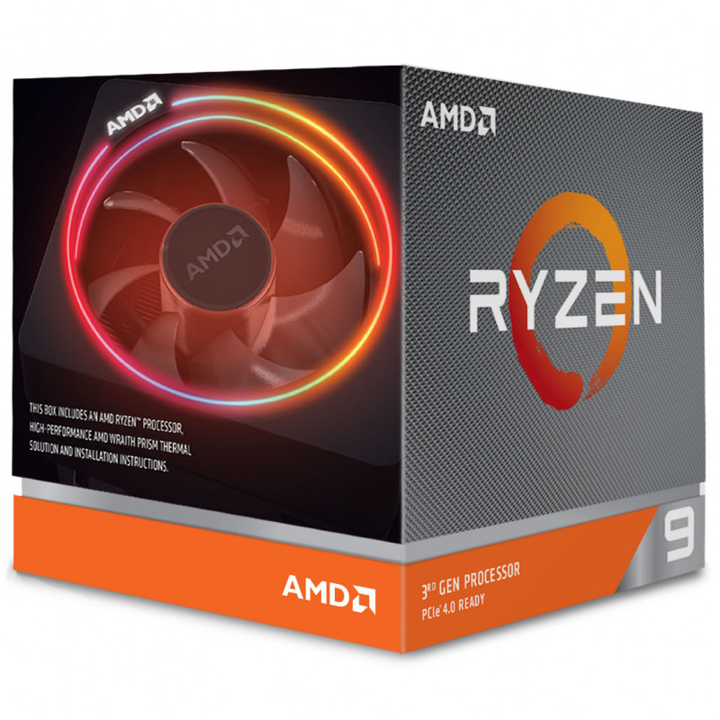 Processador AMD Ryzen 9 3900XT 12-Core (3.8GHz-4.7GHz) 70MB AM4