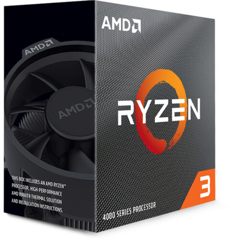 AMD - Processador AMD Ryzen 3 4100 4-Core (3.8GHz-4.0GHz) 6MB AM4