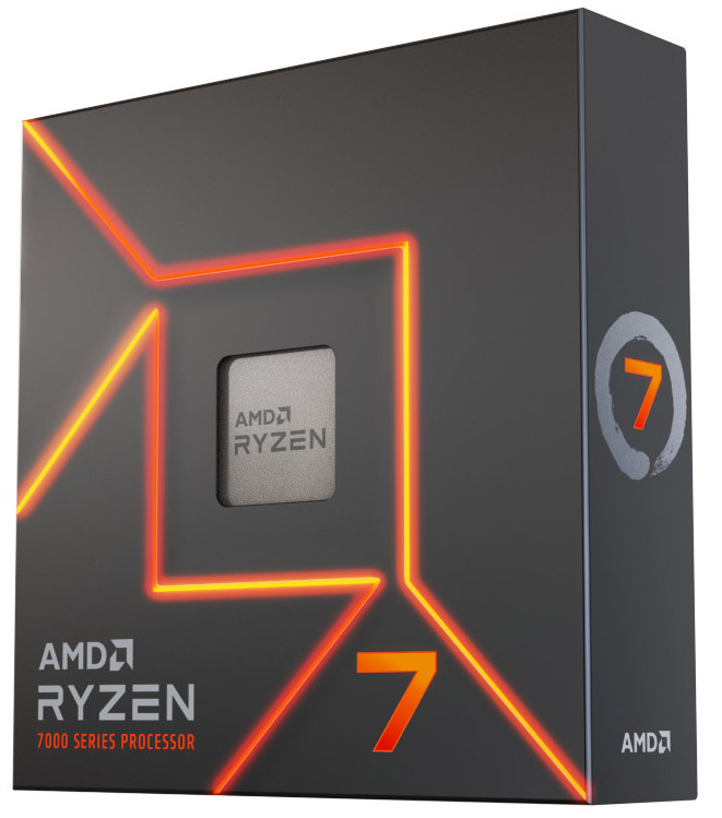 Processador AMD Ryzen 7 7700 8-Core (4.5GHz-5.3GHz) 40MB AM5