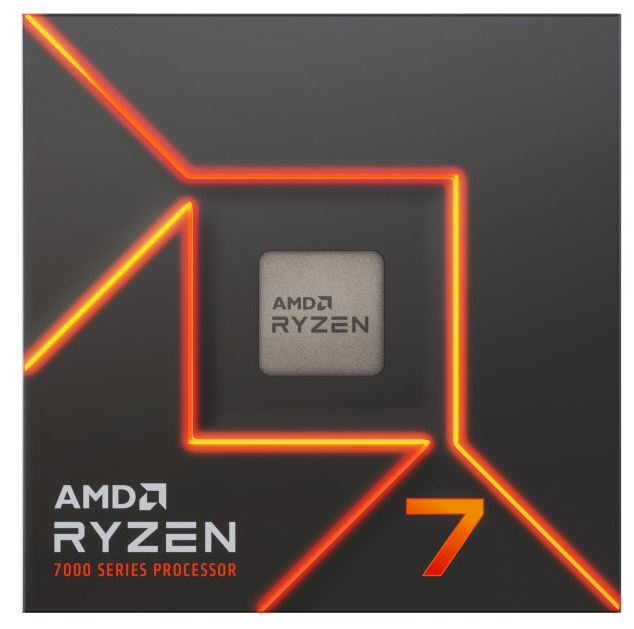 AMD - Processador AMD Ryzen 7 7700 8-Core (3.8GHz-5.3GHz) 40MB AM5