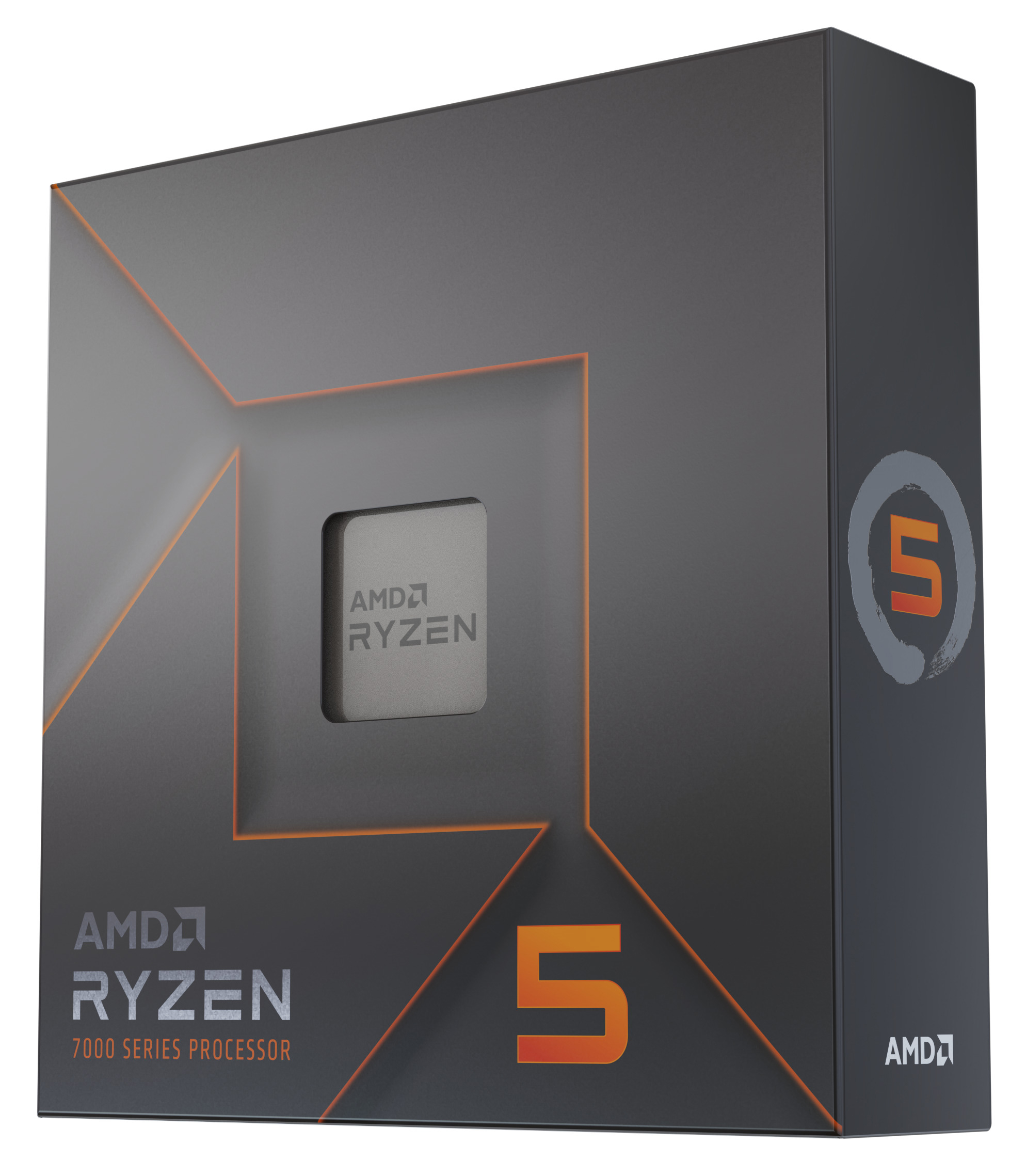 AMD - Processador AMD Ryzen 5 7600X 6-Core (4.7GHz-5.3GHz) 38MB AM5