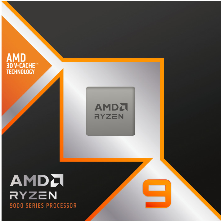 AMD - Processador AMD Ryzen 9 9950X3D 16-Core (4.3GHz-5.7Hz) 144MB AM5