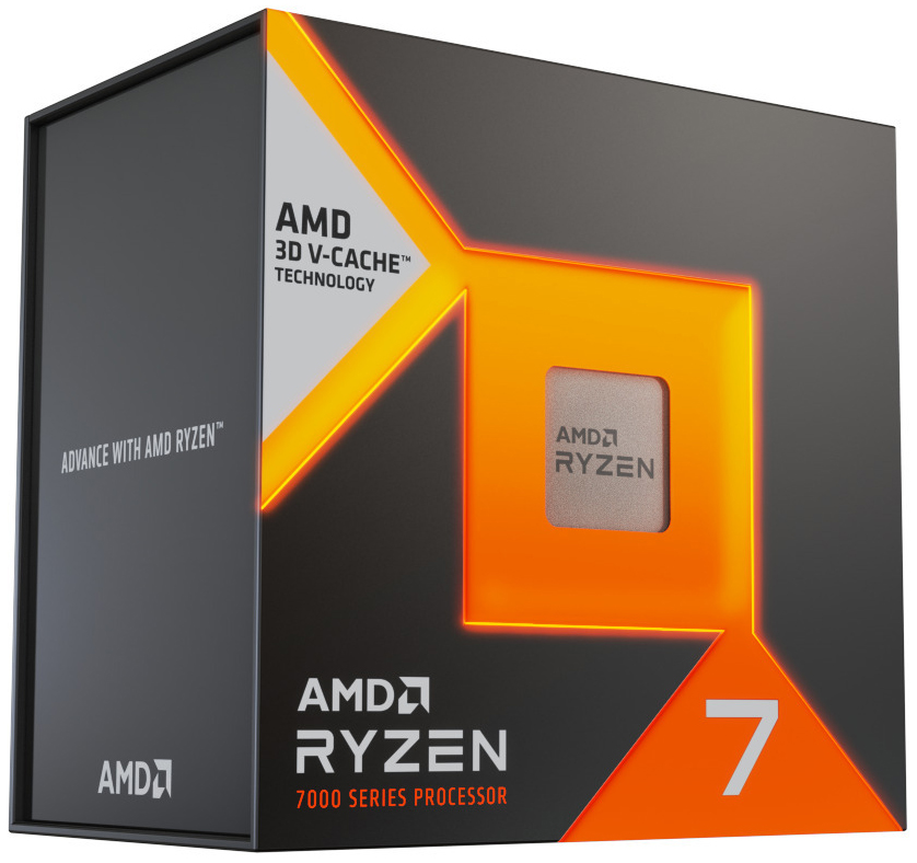 AMD - Processador AMD Ryzen 7 7800X3D 8-Core (4.2GHz-5.0GHz) 104MB AM5