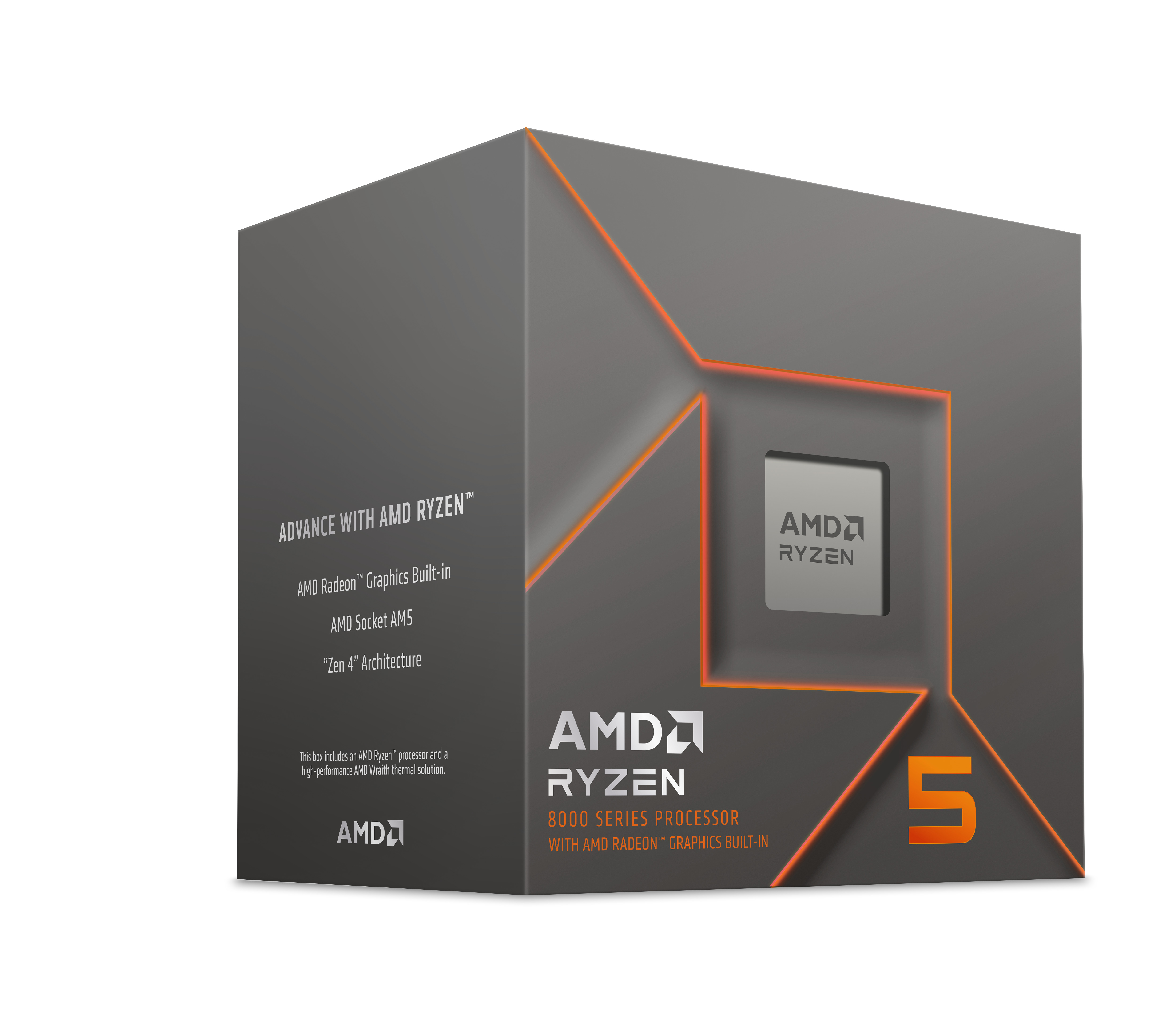 Processador APU AMD Ryzen 5 8500G 6-Core (3.5GHz-5GHz) 22MB AM5