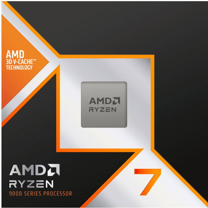 AMD - Processador AMD Ryzen 7 9800X3D 8-Core (4.7GHz-5.25Hz) 104MB AM5