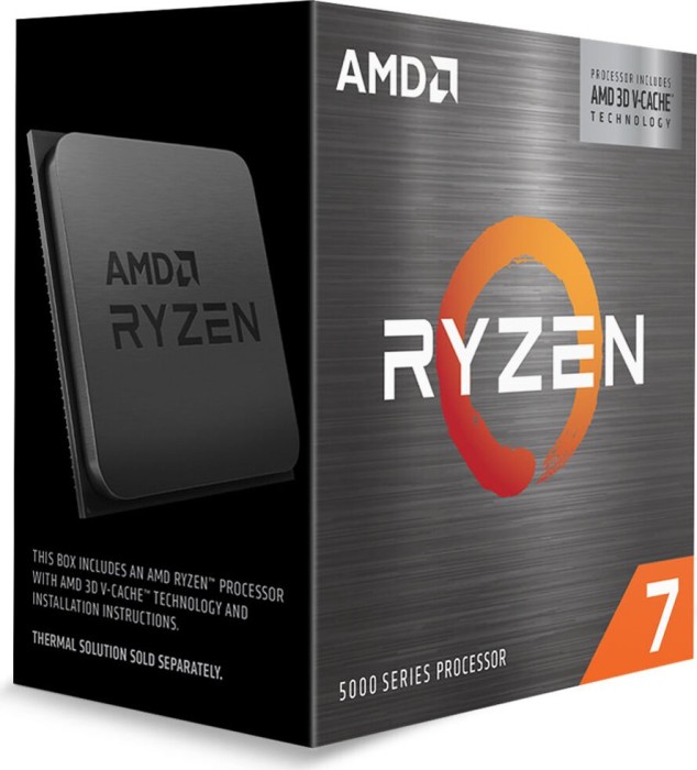 AMD - Processador AMD Ryzen 7 5700X3D 8-Core (3.0GHz-4.1GHz) 100MB AM4