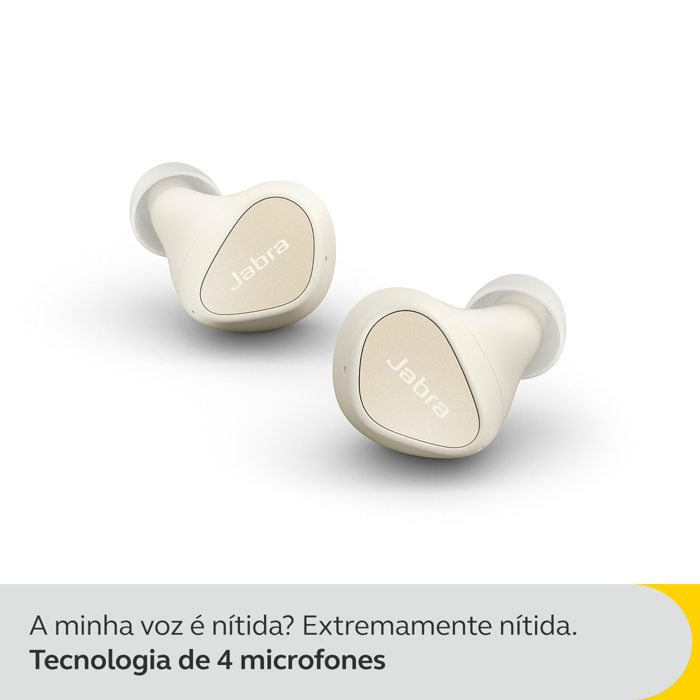 Jabra - Earbuds Jabra Elite 4 Light Beige