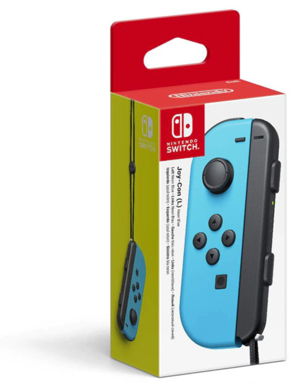 Nintendo - Comando Nintendo Joy-Con Esquerdo Azul Néon