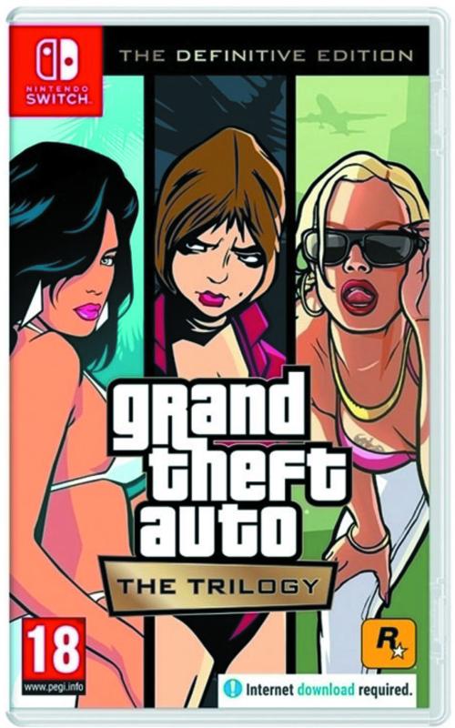 GTA: Trilogy Definitive Edition, Jogo Nintendo Switch