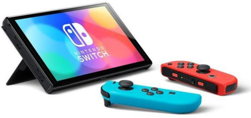 Nintendo Switch Conjunto Comandos Joy-Con Azul Néon & Vermelho