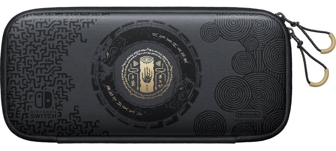 Nintendo - Bolsa Preta e Protetor de Ecrã para Nintendo Switch Edição Limitada The Legend of Zelda: Tears of the Kingdom
