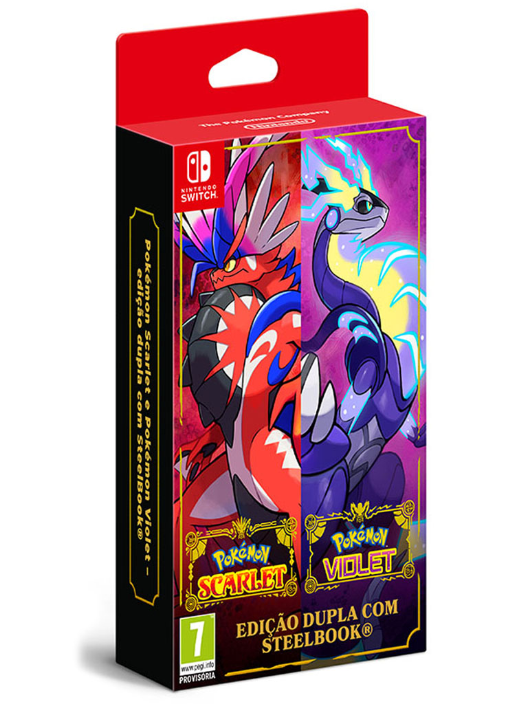 Jogo Nintendo Switch Pokémon Scarlet + Violet (Double Pack)