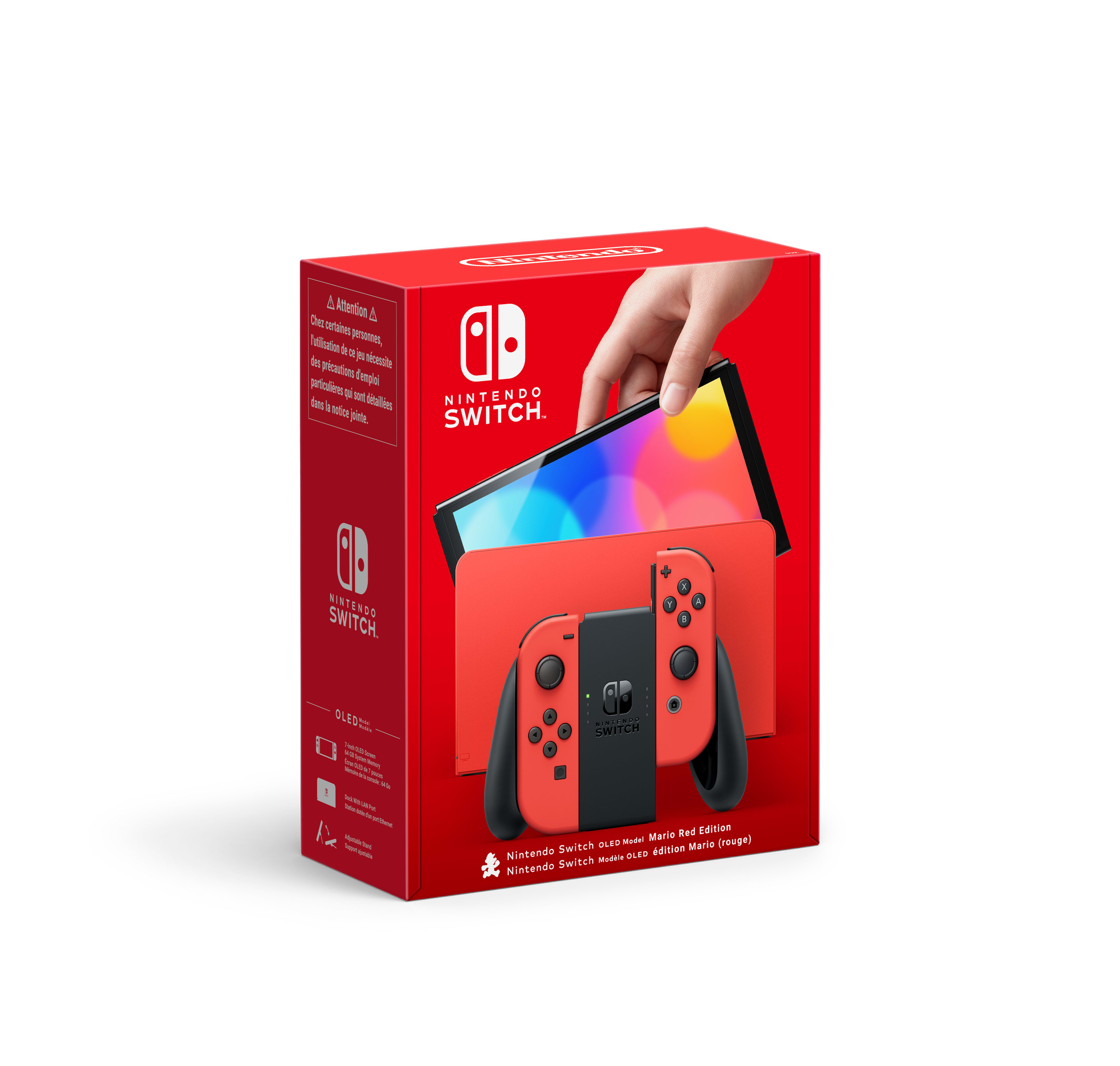 Nintendo Nintendo Switch OLED OLED 64GB cor vermelho