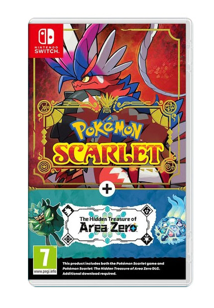 Nintendo - Jogo Nintendo Switch Pokémon Scarlet + DLC The Hidden Treasure of Area Zero