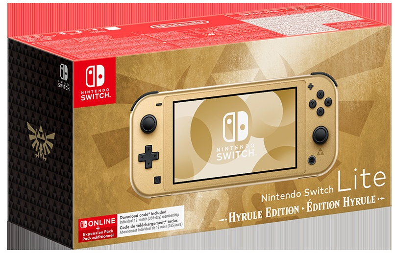 Nintendo - Consola Portátil Nintendo Switch Lite (Edição Hyrule) + 12 Meses NSO
