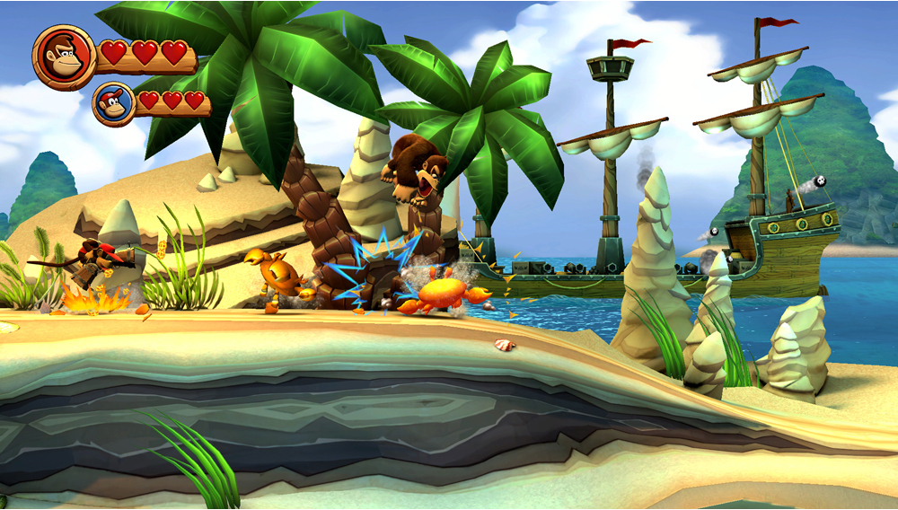 Nintendo - Jogo Nintendo Donkey Kong Country Returns HD