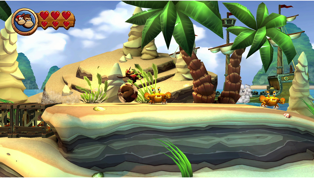 Nintendo - Jogo Nintendo Donkey Kong Country Returns HD