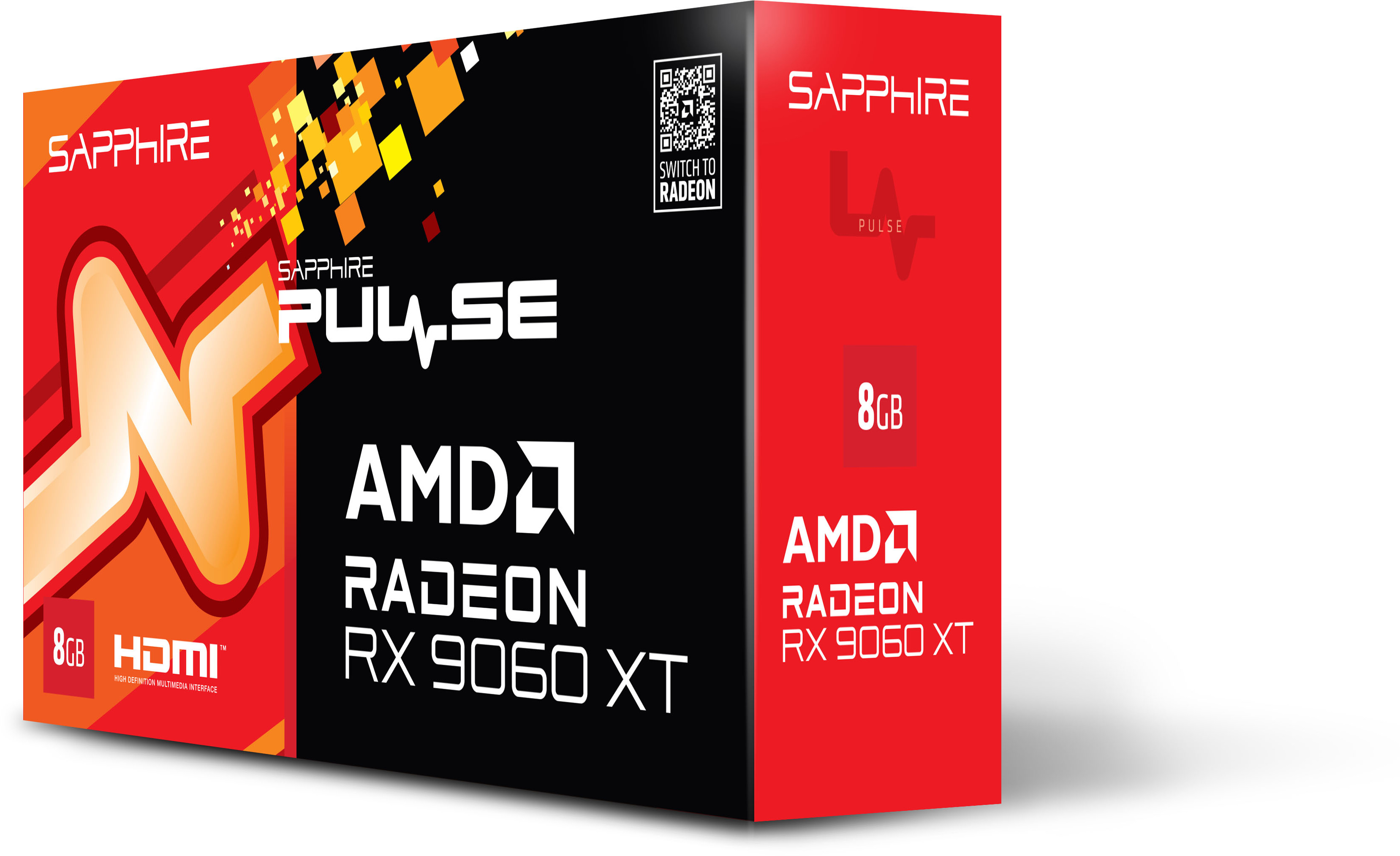 Sapphire - Gráfica Sapphire Radeon RX 9060 XT Pulse 8GB GDDR6