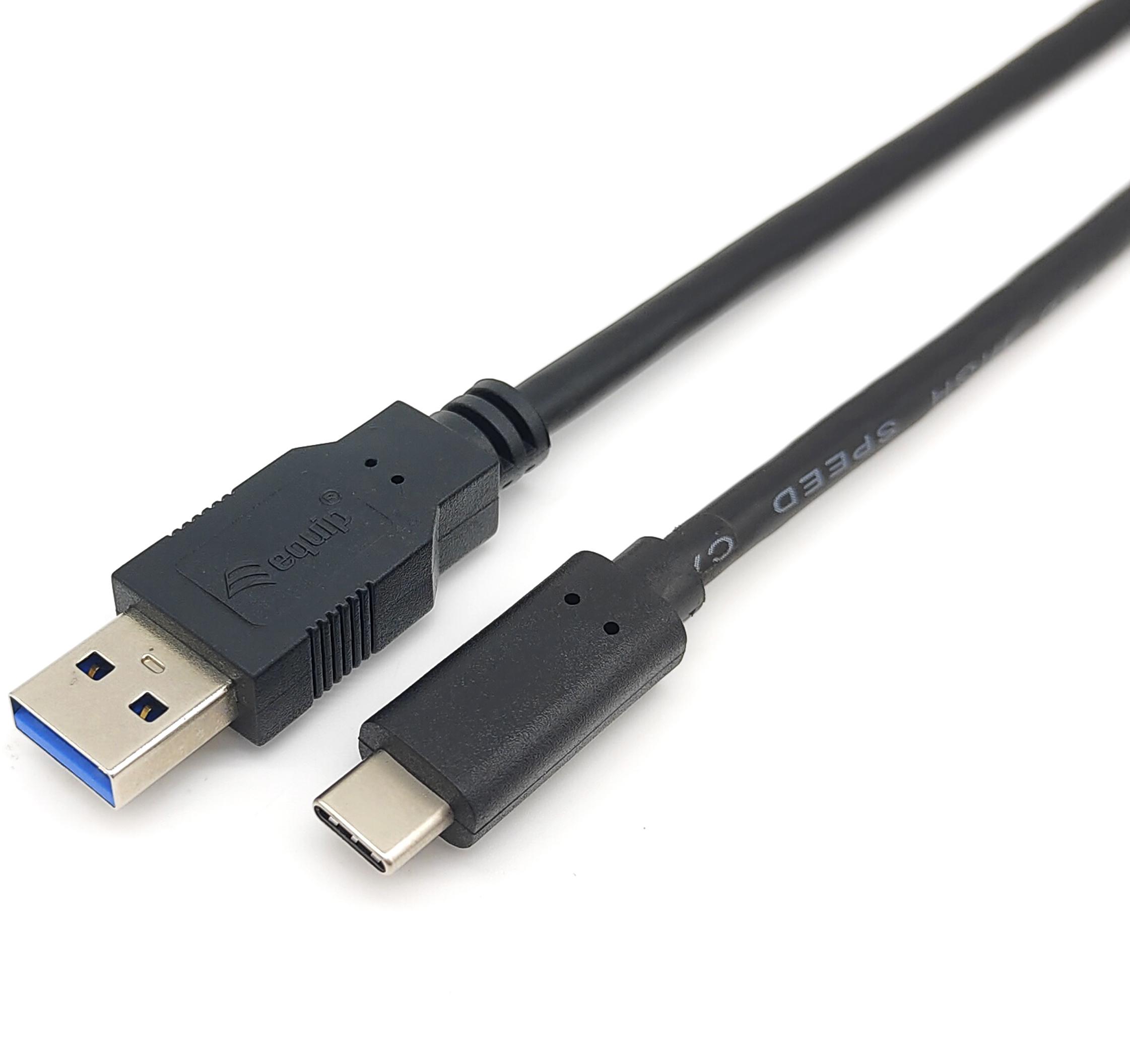 Cabo Equip USB-C > USB-A M/M 2 M Preto