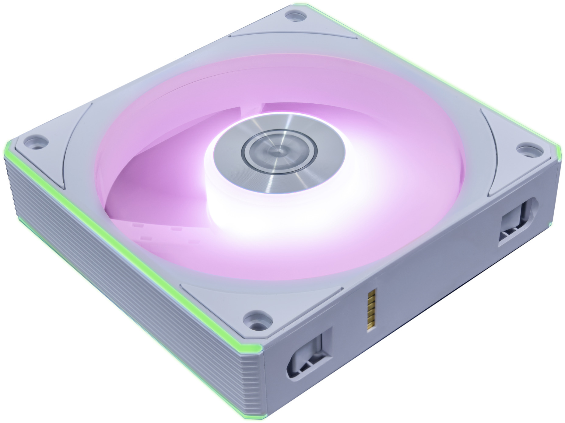 Lian Li - Ventoinha Lian Li UNI FAN CL120 Wireless RGB Reverse Blade PWM Branco 120mm