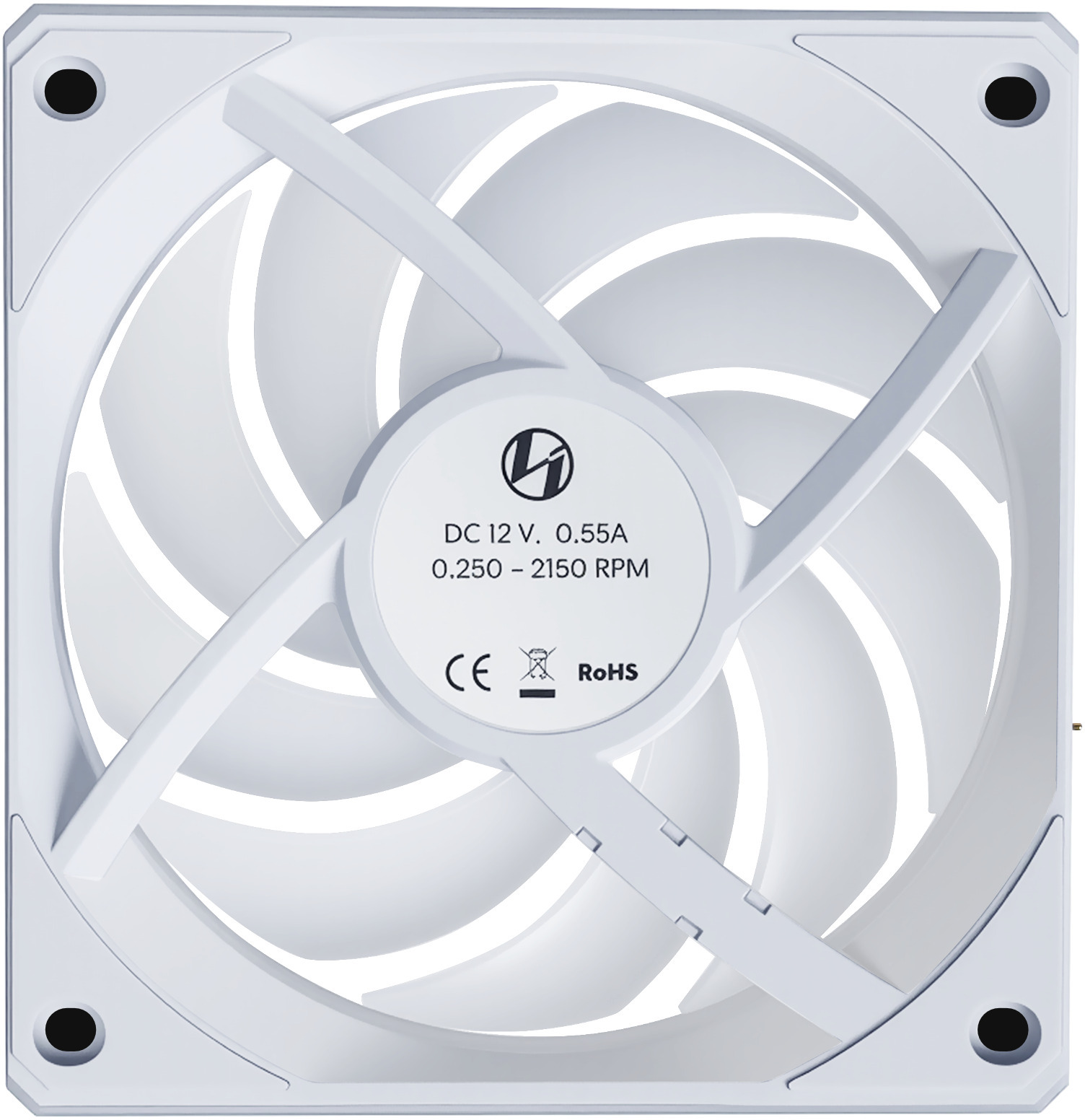 Lian Li - Ventoinha Lian Li UNI FAN CL120 Wireless RGB Reverse Blade PWM Branco 120mm (Pack 3)