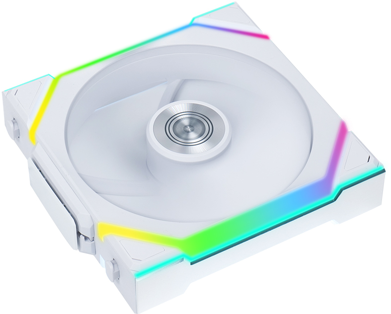 Lian Li - Ventoinha Lian Li UNI FAN SL120 Wireless RGB Reverse Blade PWM Branco 120mm