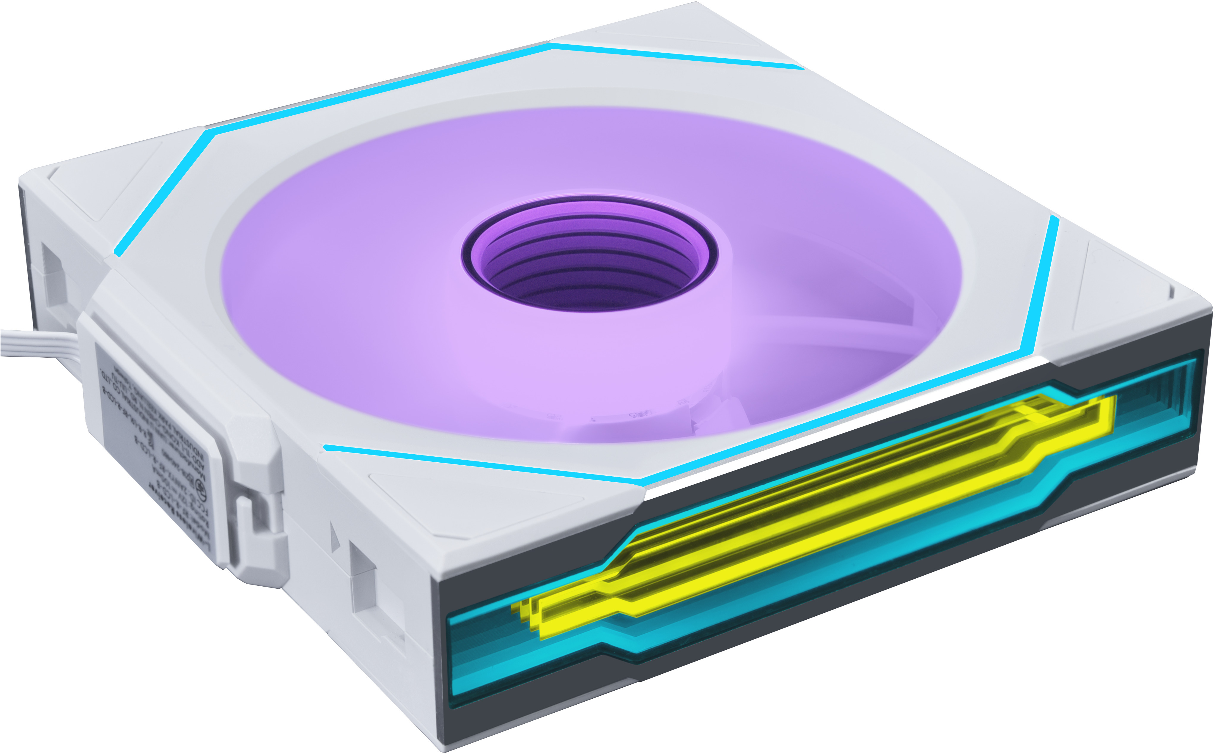Lian Li - Ventoinha Lian Li UNI FAN SL120 Infinity Wireless RGB Reverse Blade PWM Branco 120mm