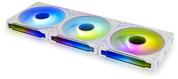 Lian Li - Ventoinha Lian Li UNI FAN SL120 Infinity RGB Reverse Blade PWM Preto 120mm (Pack 3)
