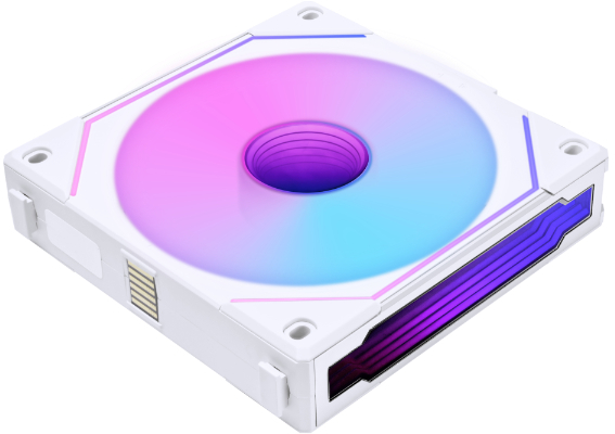 Lian Li - Ventoinha Lian Li UNI FAN SL120 Infinity RGB Reverse Blade PWM Preto 120mm (Pack 3)