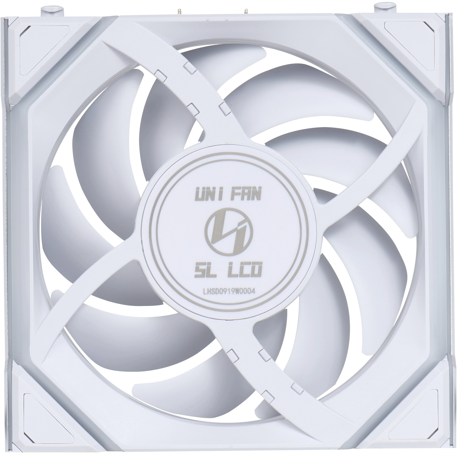 Lian Li - Ventoinha Lian Li UNI FAN SL120 LCD Wireless RGB Reverse Blade PWM Branco 120mm