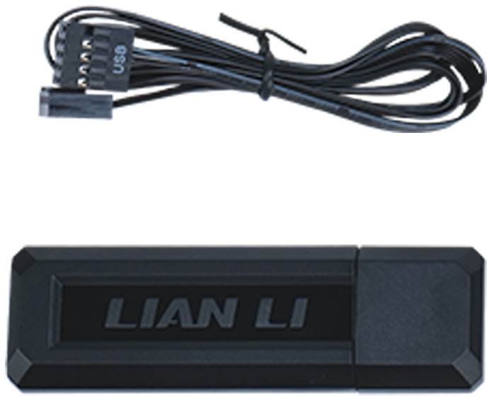 Lian Li - Ventoinha Lian Li UNI FAN SL120 LCD Wireless RGB Reverse Blade PWM Preto 120mm (Pack 3)