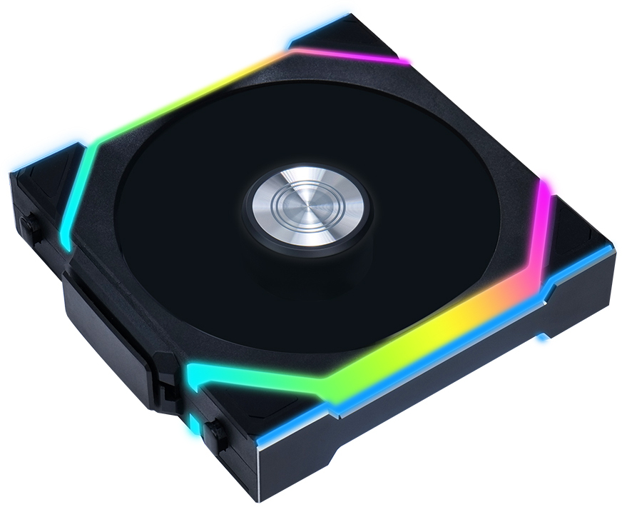 Lian Li - Ventoinha Lian Li UNI FAN SL120 Wireless RGB PWM Preto 120mm