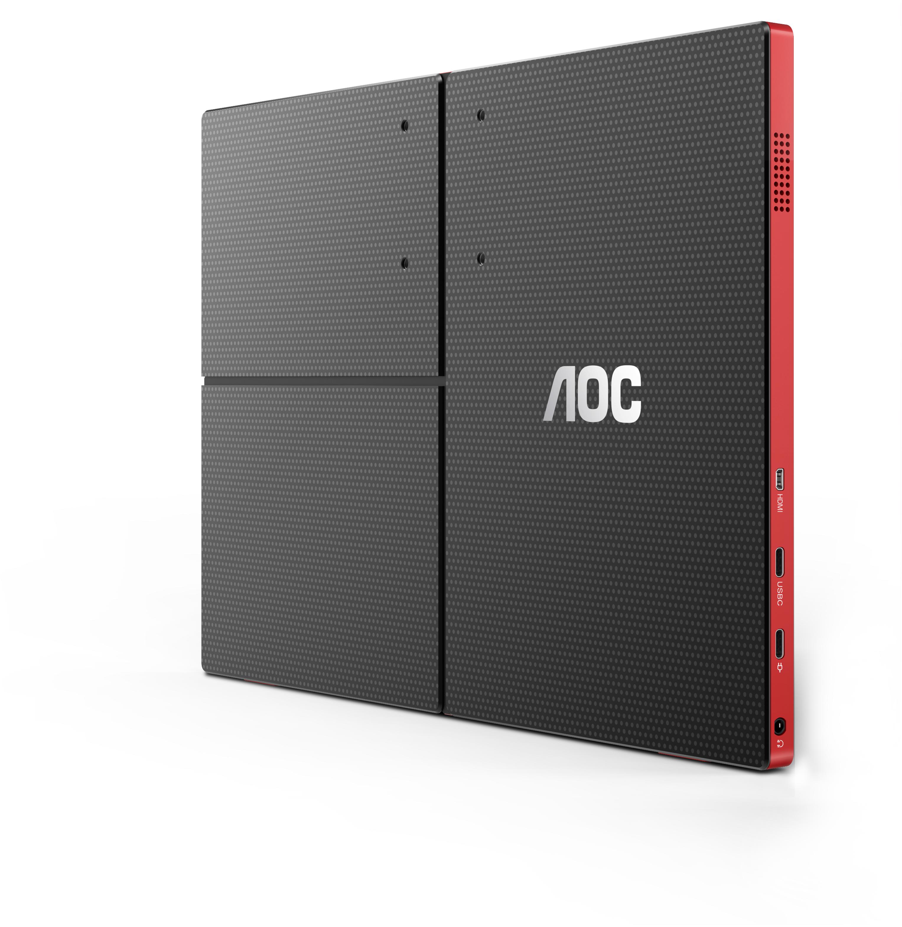 AOC - Monitor Portátil AOC Gaming 16" 16G3 IPS FHD 144Hz 4ms FreeSync