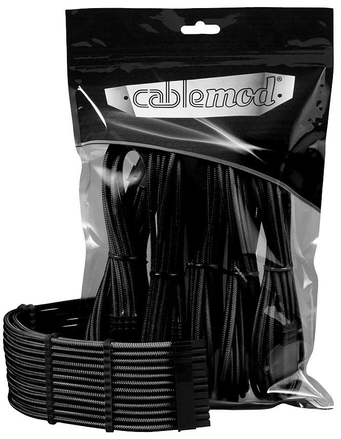 CableMod - Kit Extensão CableMod Pro ModMesh 12VHPWR para 3x PCI-e 45cm Preto