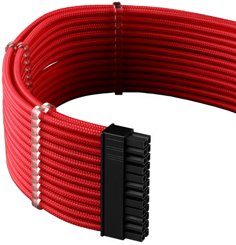 CableMod - Kit Extensão CableMod Pro ModMesh 12VHPWR para 3x PCI-e 45cm Vermelho