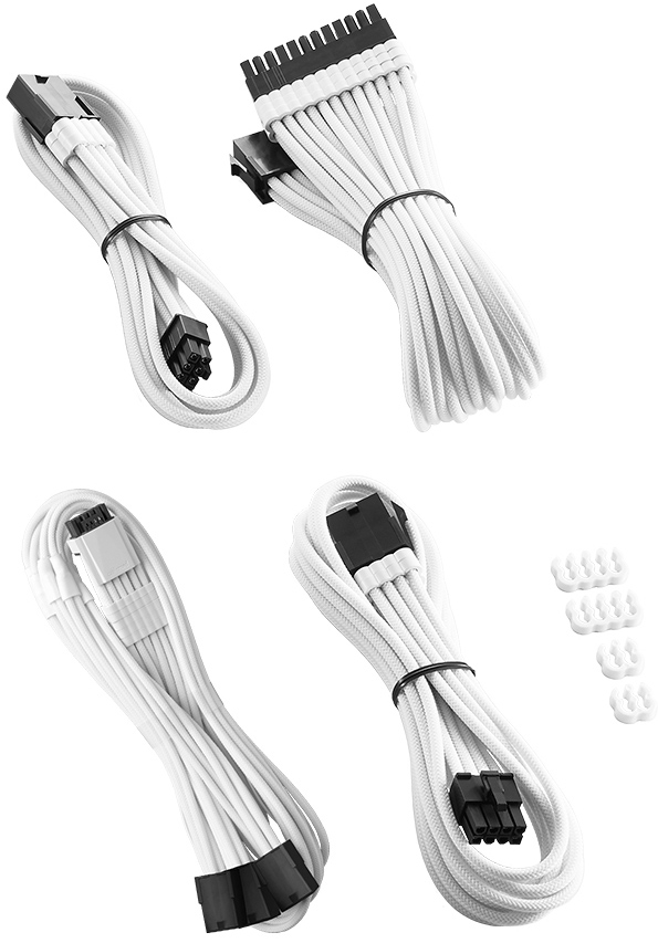CableMod - ** B Grade ** Kit Extensão CableMod Pro ModMesh 12VHPWR para 3x PCI-e 45cm Branco