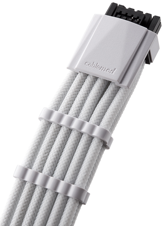 CableMod - ** B Grade ** Kit Extensão CableMod Pro ModMesh 12VHPWR para 3x PCI-e 45cm Branco