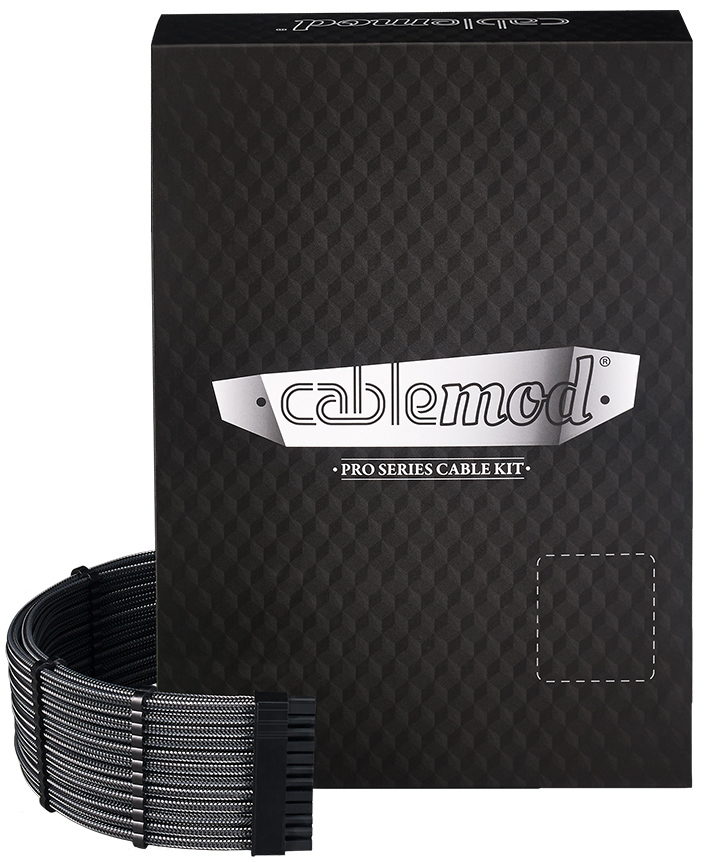 CableMod - Kit de Cabos Duplo CableMod RT-Series Pro ModMesh 12VHPWR para ASUS/Seasonic Carbono