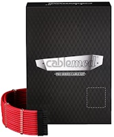 Kit de Cabos Duplo CableMod RT-Series Pro ModMesh 12VHPWR para ASUS/Seasonic Vemelho