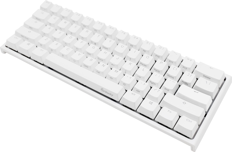Ducky - Teclado Ducky ONE 2 PRO Classic Mini 60% Pure White, Kailh Red, RGB, PBT - Mecânico (PT)